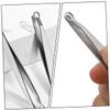 Mobestech Stainless Steel Nasal Hair Cutter Manual Nose Hair Trimmer with Round Head Safe Precision Tweezers for Men Women Portable Lightweight Personal Grooming Tool view 4