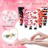 Loopeer 60 Pcs Valentine's Galentine's Day Gifts, galentines Hand Cream bulk, valentines day gifts for employees, Mini Hand Lotion for Valentine Women Coworker Employees Teacher view 3