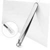 Alipis Round Head Nasal Hair Clip Stainless Steel Nose Hair Trimming Tool Ergonomic Handle Lightweight Precision Beard Trimmer for Men and Women Home Salon Use view 4
