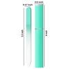 3 Pack Glass Nail Files for Natural Nail Professional Crystal Fingernail Files Double-Sided Etched Gentle Nail Care for Women Adults Pink,Green,Blue view 4