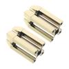 Vaguelly 2pcs Gold Eyebrow Pencil Sharpener Flat Tip Duckbill Cosmetic Shaper Portable Makeup Tool for Beginners and Professionals Rust-Resistant Design for Precise Multi-Angle Eyebrow view 1
