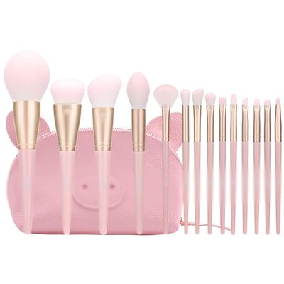 ASWRTYJO 14 Pig Makeup Brush Set Full Of Blush Loose Powder Eye Shadow Beauty Tools