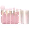 ASWRTYJO 14 Pig Makeup Brush Set Full Of Blush Loose Powder Eye Shadow Beauty Tools view 1