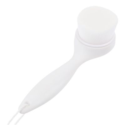 Alipis Soft Bristle Facial Cleansing Brush Manual Handheld Skin Care Tool for Women Gentle Exfoliating Face Wash Brush for Deep Pore Cleaning and Massage White