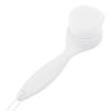Alipis Soft Bristle Facial Cleansing Brush Manual Handheld Skin Care Tool for Women Gentle Exfoliating Face Wash Brush for Deep Pore Cleaning and Massage White view 1