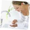 Alipis Soft Bristle Facial Cleansing Brush Manual Handheld Skin Care Tool for Women Gentle Exfoliating Face Wash Brush for Deep Pore Cleaning and Massage White view 4