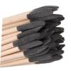 NOLITOY 50pcs Double Ended Natural Wood Manicure Tools with Grit Sanding Sticks and Pointed Nail Detailing Pushers for DIY Nail Art Travel-Friendly Pedicure Supplies view 3