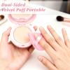 16-Piece Triangle Powder Puff Set  Soft Velour Makeup Puffs for Foundation, Powder & Blending  Reusable Beauty Sponges for Face and Body view 4