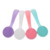 Alipis 4pcs Silicone Face Scrubber with Long Handle Manual Facial Cleansing Brush for Deep Blackhead Removal Soft Silicone Material for Sensitive Skin Portable Travel-Friendly Face view 1