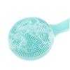 Alipis 4pcs Silicone Face Scrubber with Long Handle Manual Facial Cleansing Brush for Deep Blackhead Removal Soft Silicone Material for Sensitive Skin Portable Travel-Friendly Face view 3