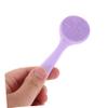 Alipis 4pcs Silicone Face Scrubber with Long Handle Manual Facial Cleansing Brush for Deep Blackhead Removal Soft Silicone Material for Sensitive Skin Portable Travel-Friendly Face view 4