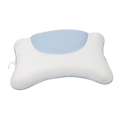 SHERCHPRY Bathtub Pillow with Strong Suction Cups Soft Mesh Neck and Headrest Cushion Non-Slip Spa Bath Cushion for Stable Support and Easy Installation Machine Washable Tub Pillow for