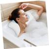SHERCHPRY Bathtub Pillow with Strong Suction Cups Soft Mesh Neck and Headrest Cushion Non-Slip Spa Bath Cushion for Stable Support and Easy Installation Machine Washable Tub Pillow for view 3
