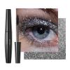 AKARY Black Glitter Mascara for Eyelashes, 5D Diamond Sparkle Mascara, Waterproof LongLasting, Curling, Lengthening Curling rimel de pestaas Volume, for Women Eye Makeup Cosplay & Parties, 5# Black view 1