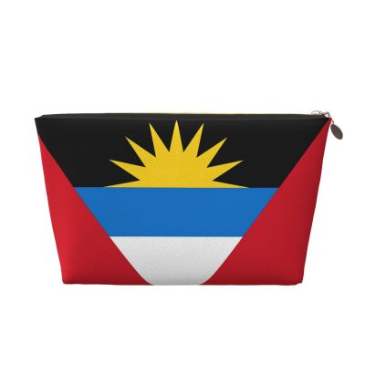 ASYG Cute Antigua And Barbuda Flag Travel Makeup Bag Cosmetic Bag Small Pouch Purse Bags for Women Men