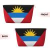 ASYG Cute Antigua And Barbuda Flag Travel Makeup Bag Cosmetic Bag Small Pouch Purse Bags for Women Men view 2
