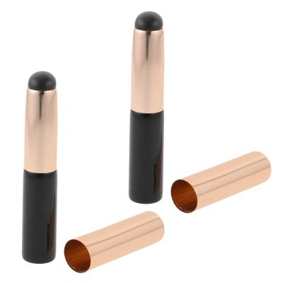 Didiseaon Silicone Lip Gloss Brush Small Rounded Tip Lipstick Applicator Makeup Tool for Women with Ergonomic Handle Skin-friendly Concealer and Smudging Brush