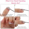 100 Pcs Mini Sanding Bands for Nail Drill Small Nail Sanding Bands Grit Sanding Bands Mini Mandrel Sanding Band Sanding Bits for Nails Gel Removing Shaping Professional Manicures And Pedicure view 4