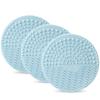 Brvlsoc 3-Pack Silicone Makeup Brush Cleaning Mats  Portable Brush Cleaner Pads with Suction Cups for Deep, Easy & Mess-Free Brush Washing (Blue) view 1