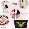 YSBYEIU Cute Virgin Islands Flag Makeup Bag for Women Men Travel Cosmetic Bag With Zipper Purse Bags view 3