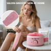 Waxing Kit for Women & Men - Complete Hair Removal Wax Kit with 4 Bags Hard Wax Beads & Silicone Pot for Full Body, Bikini, Brazilian, Eyebrow, Legs, Face - Easy to Use at Home Wax Warmer view 4