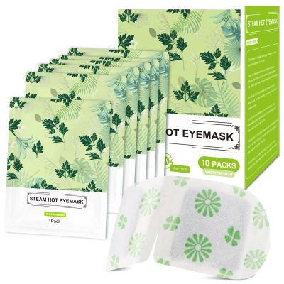 30 Packs Steam Eye Masks wormwood Heated Eye Mask Self Heating for Eyes, Disposable Warming Eye Mask for Sleep, Unscented Scent Eye Steam Mask for Spa/Travel, Stress Relif & Relaxation Gifts for Women