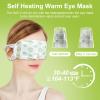 30 Packs Steam Eye Masks wormwood Heated Eye Mask Self Heating for Eyes, Disposable Warming Eye Mask for Sleep, Unscented Scent Eye Steam Mask for Spa/Travel, Stress Relif & Relaxation Gifts for Women view 4