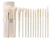 14pcs Long Pole Wooden Handle Makeup Brush Set Eye Portable Eyeshadow Brush Loose Powder Brush Set Brush view 1