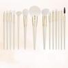 14pcs Long Pole Wooden Handle Makeup Brush Set Eye Portable Eyeshadow Brush Loose Powder Brush Set Brush view 3