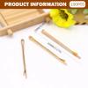 100PCS Gold Bobby Pins, 2 Inch Flat Gold Hair Pins, Metal Blonde Bobby, Non Slip Hair for Women, Girls view 2