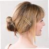 100PCS Gold Bobby Pins, 2 Inch Flat Gold Hair Pins, Metal Blonde Bobby, Non Slip Hair for Women, Girls view 4