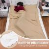 Irenare Self Tan Sleep Sack Reusable Body Self Tanners Lightweight Breathable Tanning Sleeping Sac for Bed Travel Sleeping Bag (Nude Beige) view 3