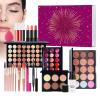Beginner Makeup Kit  Full Beauty Set with Eyeshadow Palette, Lipstick, and Brushes for Women, Girls, and Teens, Ideal for Daily Use, Travel, Christmas, or Mothers Day 7.92 Inches. view 1