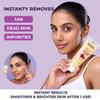 San-fe Kesar Instant Glow Exfoliating Gel | Visibly removes tan & brighten skin | AHA Exfoliation in Minutes | Smooth & Bright Skin | 100g view 3