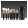 13 Sets Of Makeup Brushes Brushed Gold Tube Makeup Brush Set Foundation Brushes view 1