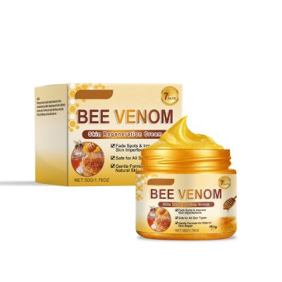 (2-Pack) Bee Venom Cream - Intense Moisturizing & Skin Repair Cream with Bee Venom Peptide & Mint, Helps Reduce Appearance of Fine Lines, Wrinkles & Imperfections for Firmer, Glowing Skin - 1.76 oz