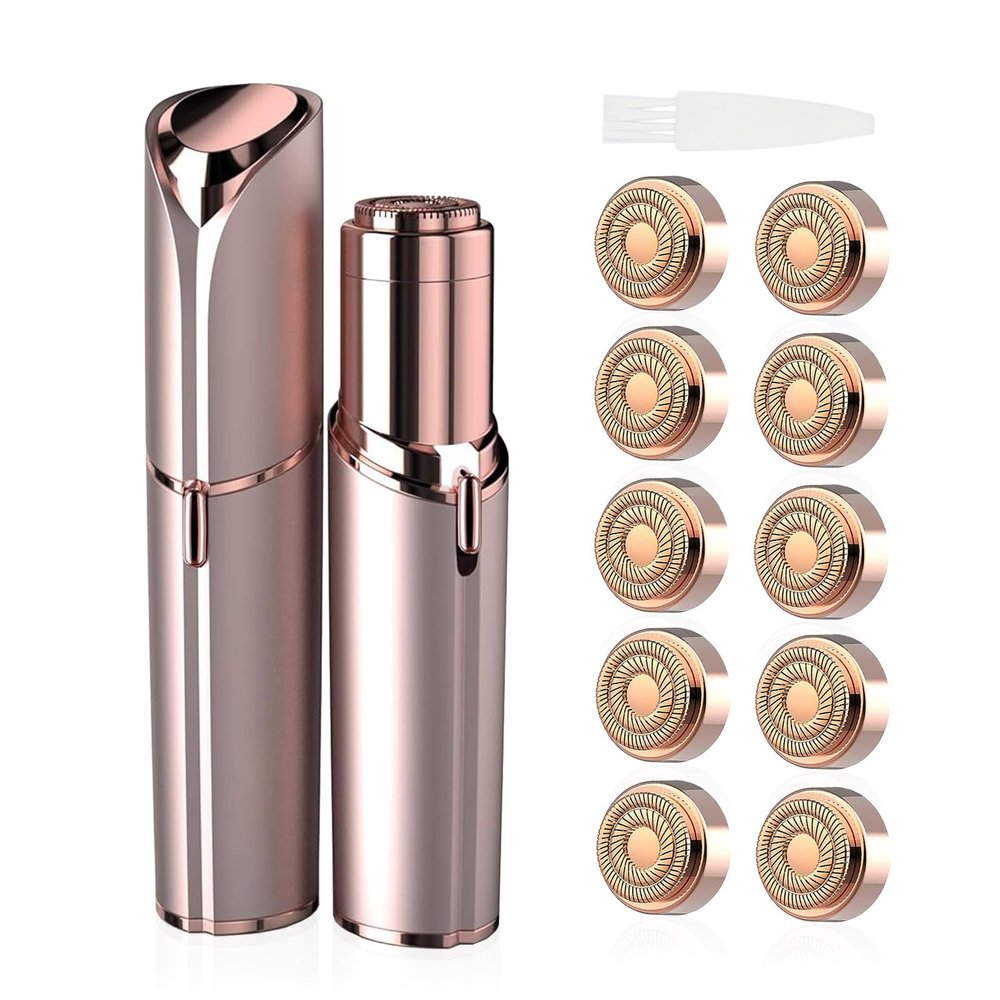 Face Shaver for Women with 10 Replacement Heads