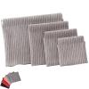 Self-Closing Magnetic Mini Portable Mini Makeup Bag Travel Storagefor Inside Large Storages, Organize Cosmetic, Lipstick, Jewelry,Coins,Hair Accessories (4PCS) (Gray) view 1