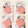 Self-Closing Magnetic Mini Portable Mini Makeup Bag Travel Storagefor Inside Large Storages, Organize Cosmetic, Lipstick, Jewelry,Coins,Hair Accessories (4PCS) (Gray) view 3