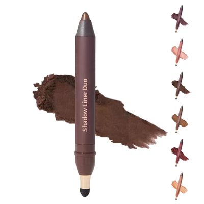 2in 1 Eyeliner Eyeshadow, Inelaborate Eye Shadow 2-in-1 Liner & Shadow, Waterproof, Smooth, Easy to Color, Smudge-Proof & Long-Lasting All-Day (06)