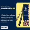 No topia Gold Barber Straight Razor - Premium Stainless Steel Shavette with Plastic Handle - Professional Manual Beard Shaver for Home & Salon Grooming(Blades Not Included) view 4