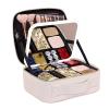 Acronmers Makeup Train Case with Light & Mirror Large Cosmetic Organizer with Adjustable Dividers for Cosmetics Travel Make up Bag for Pool Parties Work Touch-Ups view 1