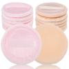 12 Pcs Makeup Powder Puff Round Velour Face Makeup Powder Pads With Ribbon For Loose Pressed And Setting Powder Soft Face Compact Powder Puffs For Loose Setting Pressed Powder view 1