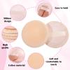 12 Pcs Makeup Powder Puff Round Velour Face Makeup Powder Pads With Ribbon For Loose Pressed And Setting Powder Soft Face Compact Powder Puffs For Loose Setting Pressed Powder view 3