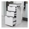 GRRICEPL Beauty Salon Storage Cabinet, Salon Workbench with Sockets, Three-Layer Solid Wood Drawer, Hairdryer Holder, Hidden Pull-Out Drawer view 1