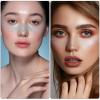 12 pcs Glitter Freckles Holographic Face Body Glitter Tattoo Sparkle Gold Glow Cosmetic Cute Star Temporary Face Tattoo Waterproof Sweatproof Sparkle Speckles Patches for Women Festival Rave Party view 4