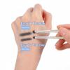 4 PCS Eyeliner Smudge Brush Small Eyeshadow Brush Reusable Mini Pencil Soft Makeup Tool Fine Point Flat Tiny Makeup Applicator Set for Women Blending Eyeliner Cream Liquid Concealer view 3