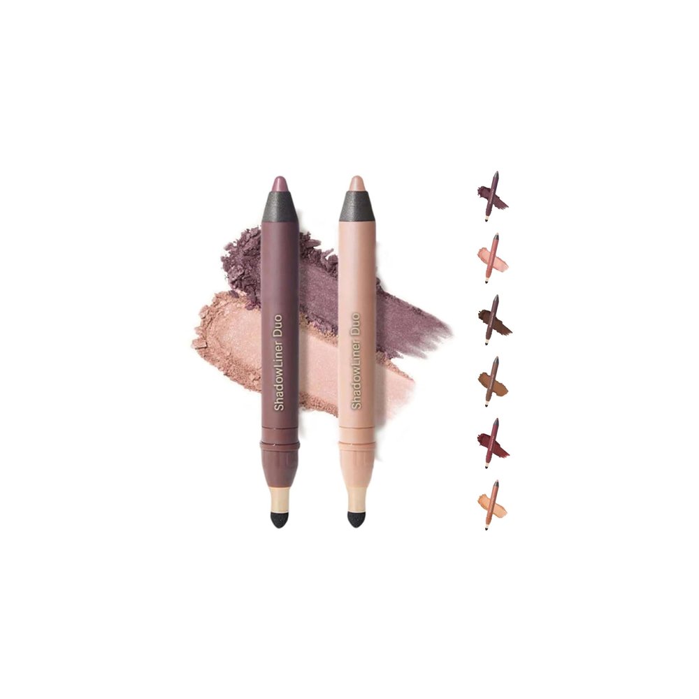2in 1 Eyeliner Eyeshadow, Inelaborate Eye Shadow 2-in-1 Liner & Shadow, Waterproof, Smooth, Easy to Color, Smudge-Proof & Long-Lasting All-Day (02-03)