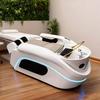 CHEEMHOM Electric Massage Bed,Head SPA Shampoo Bed Geometric Texture Arc LED Light, Phone Holder Head Spa Equipment view 1