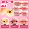8 PCS Bee Lip Balm Fruit Lip Mask, Teen Girl Stuff, Bulk Gifts for Girls, Cute Fruit Balm with Honey & Vitamin E, Effective Reduces Lip Lines Prevention Dry and Crack Lip view 4